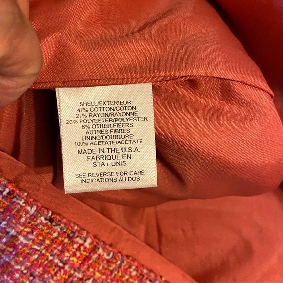 [VGUC] Talbots Pink Tweed Skirt - Picture 5 of 10